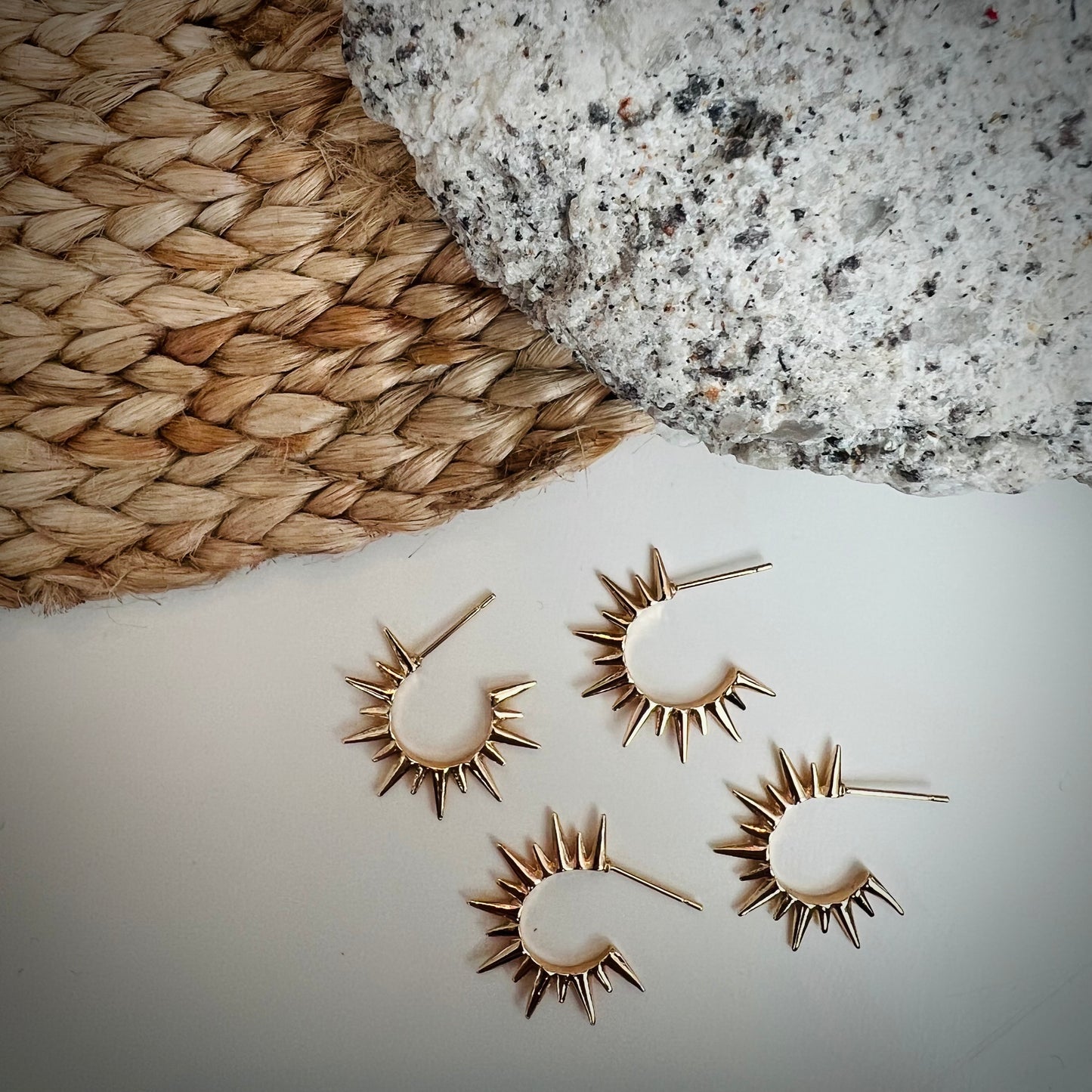 Sunburst Hoops