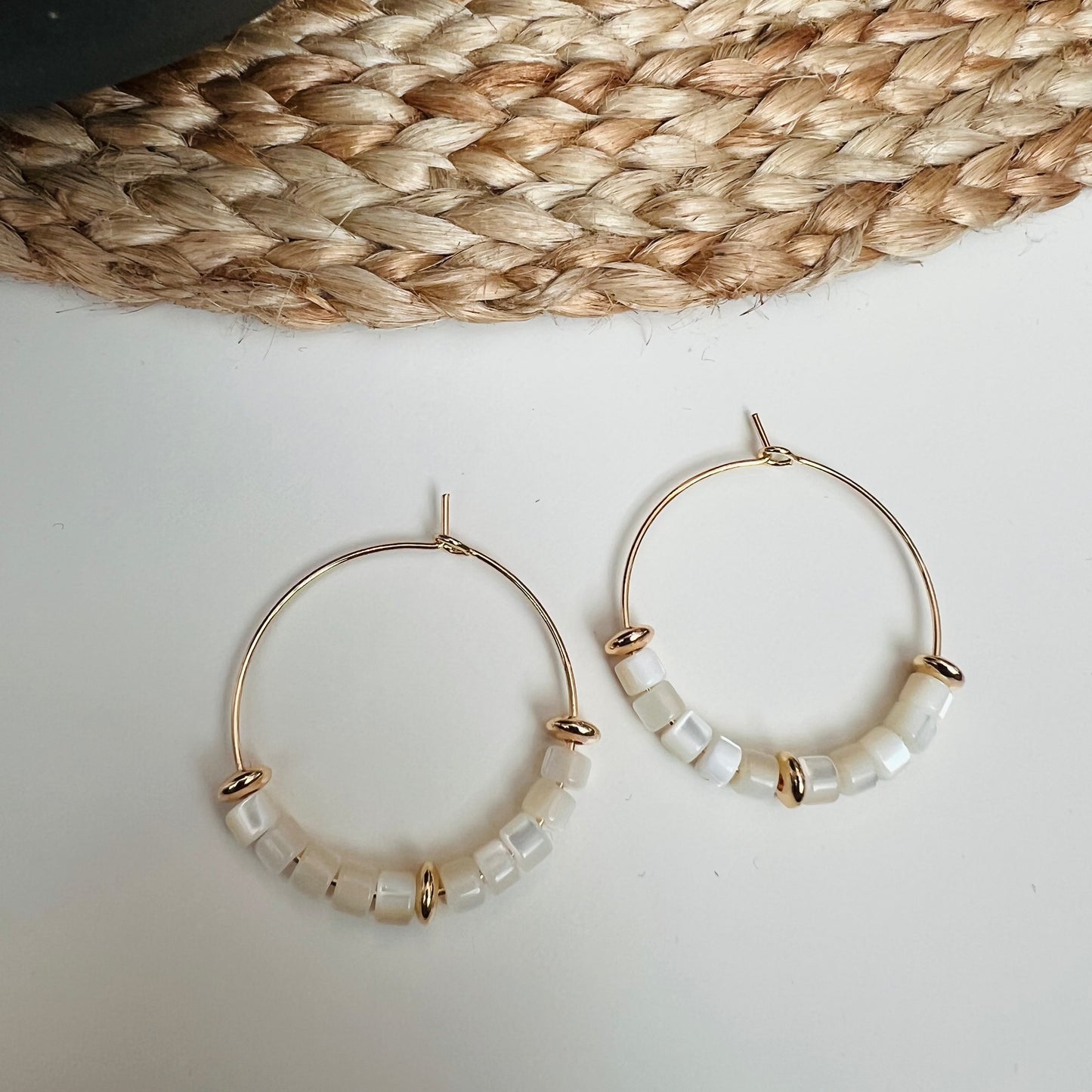 Pearl Hoops