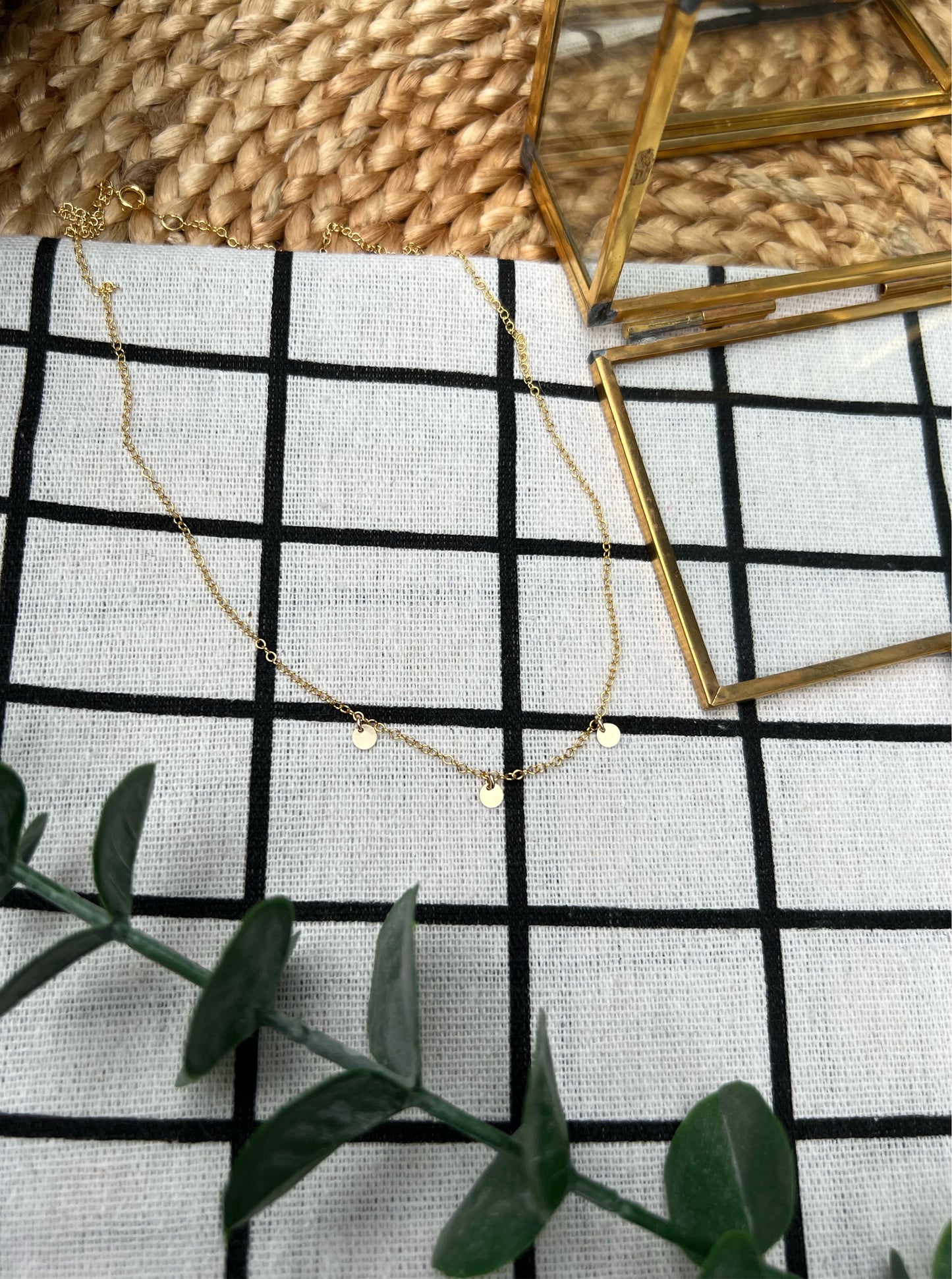 Dainty Disc Necklace