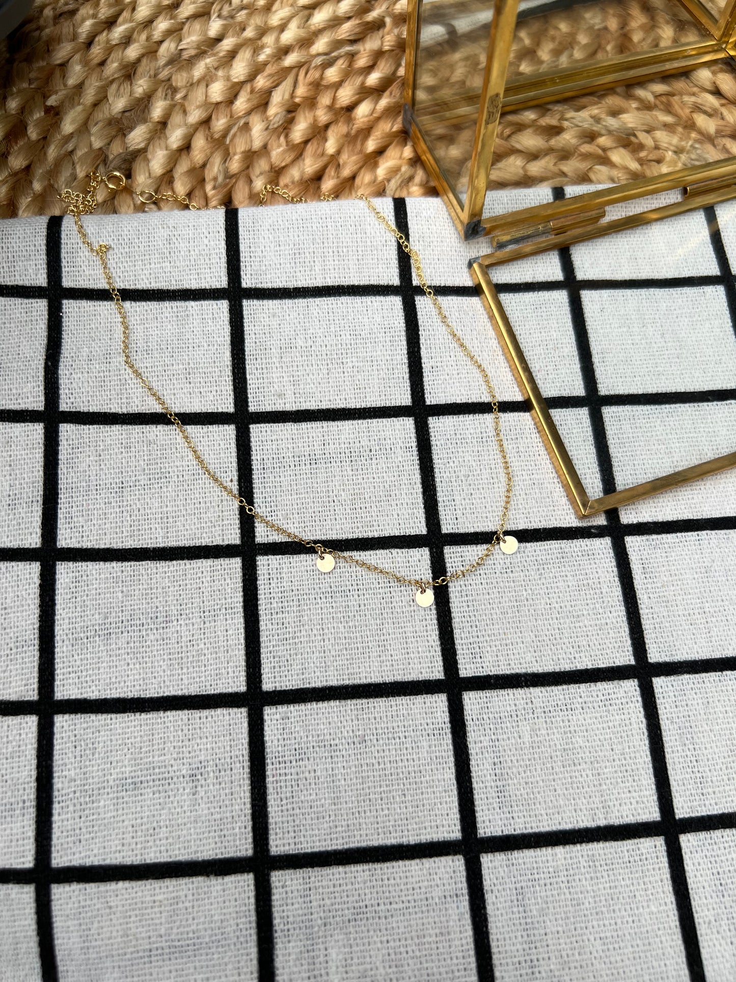 Dainty Disc Necklace