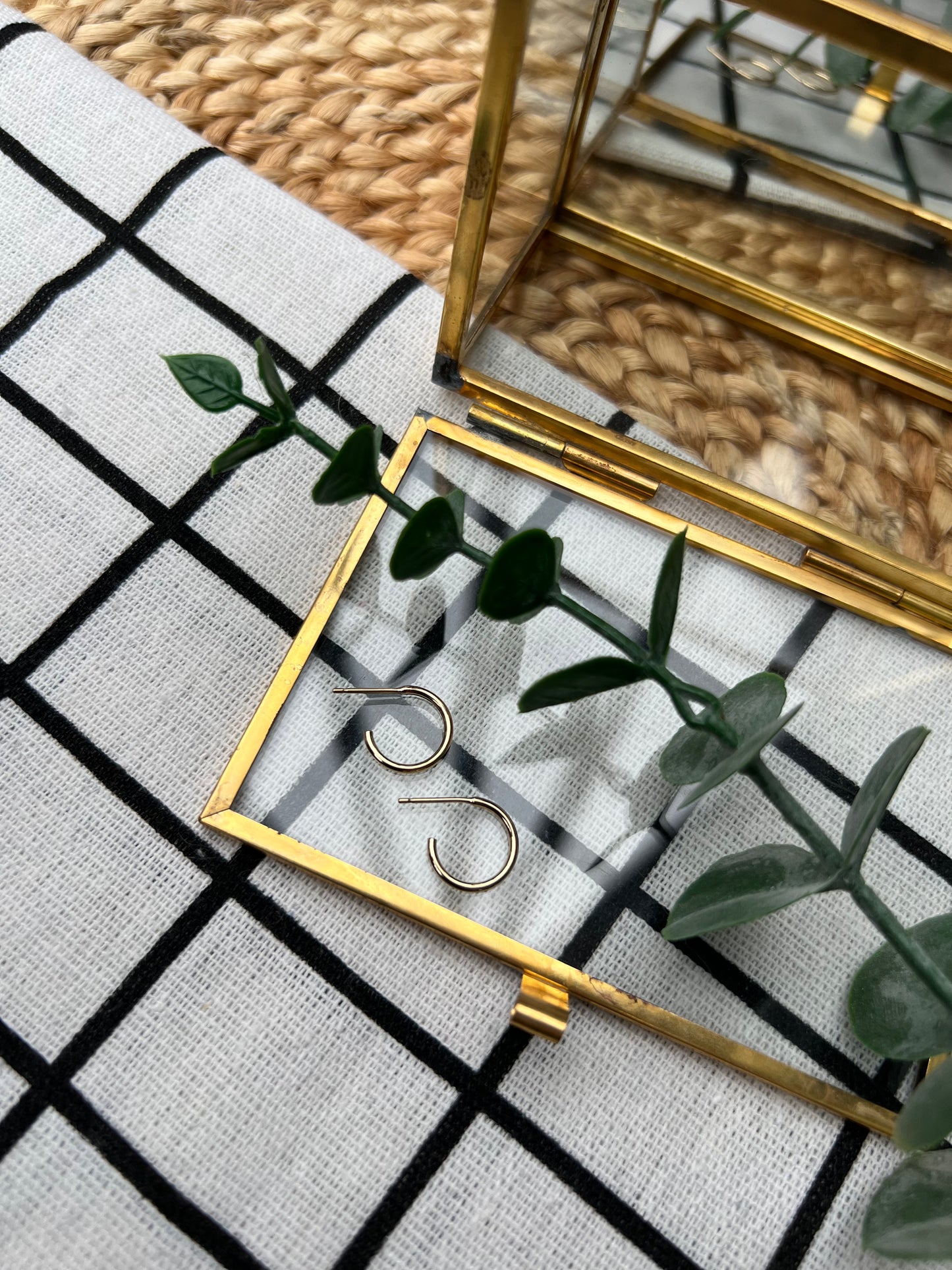 Hoop Stud Earrings