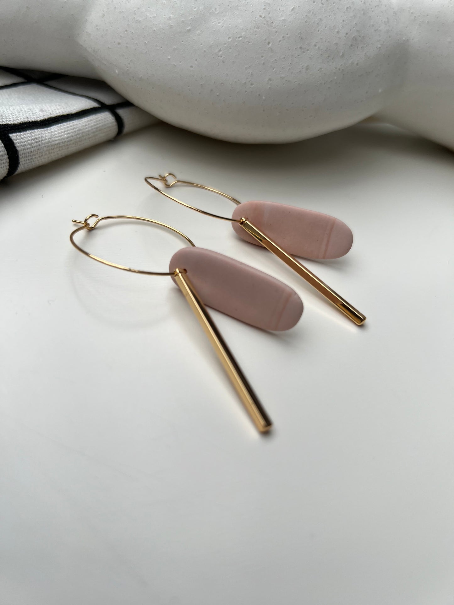 Dainty Oval Hoops