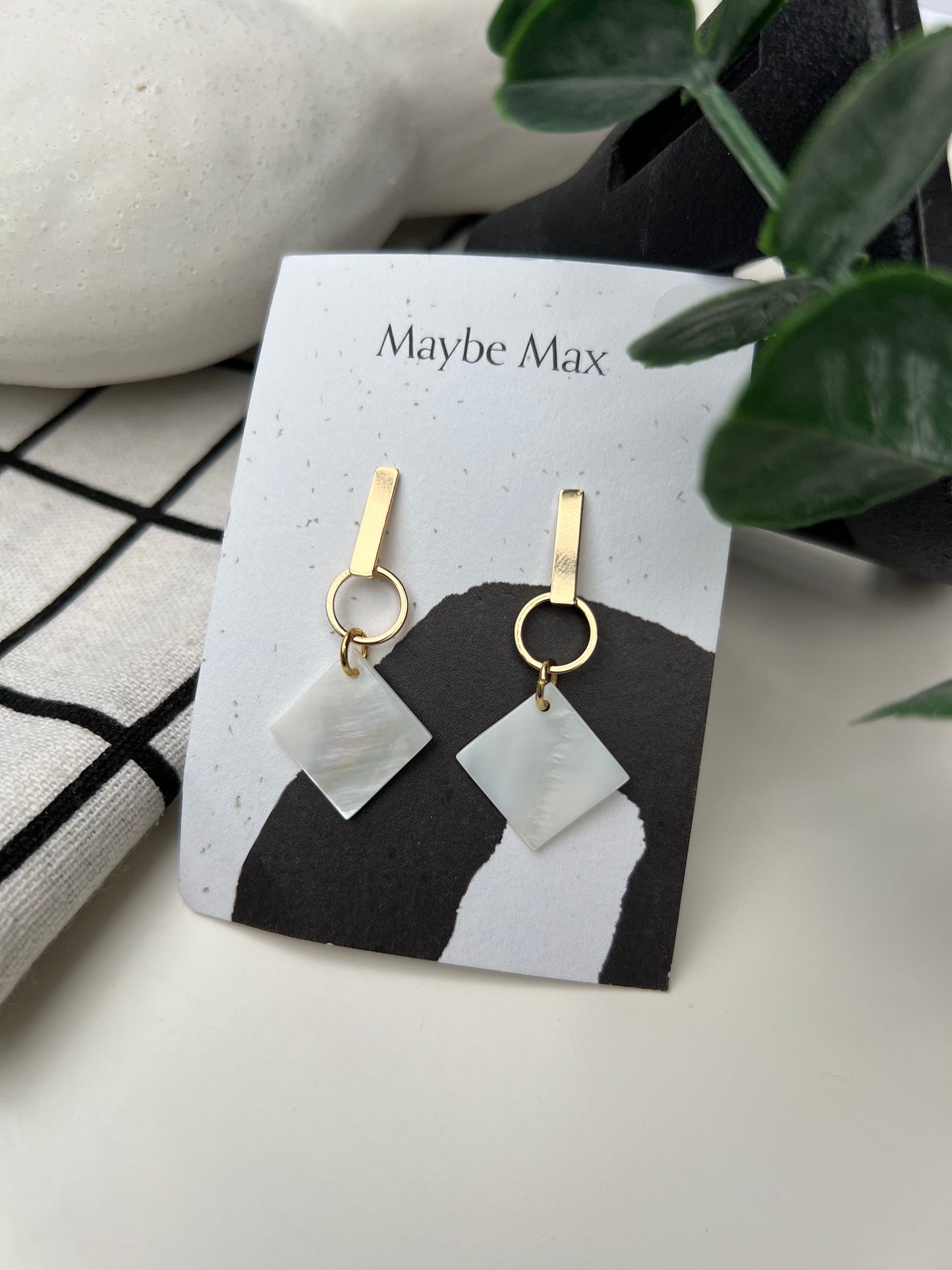 Mother of Pearl Dangles
