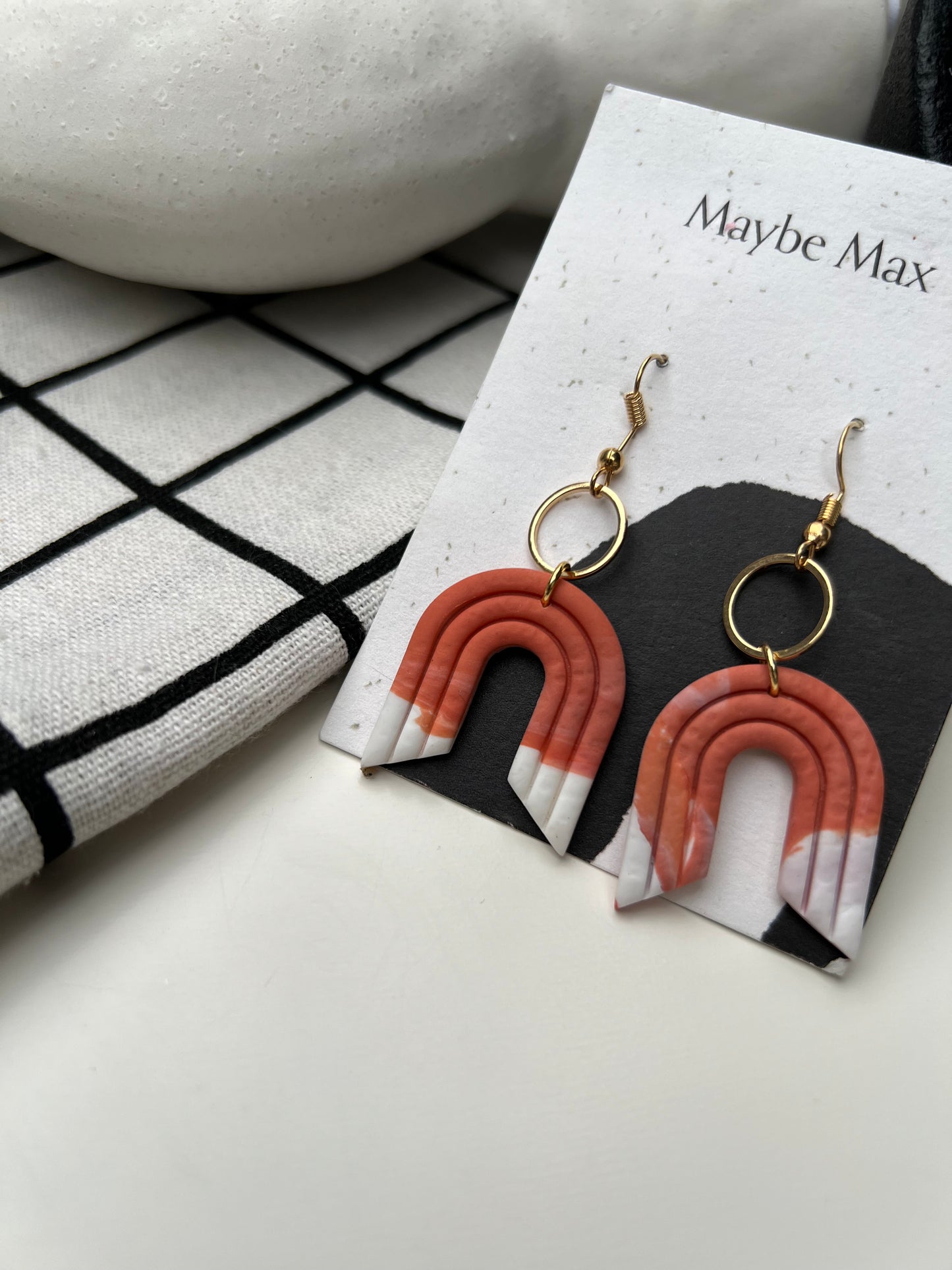 Dangle Arch Earrings