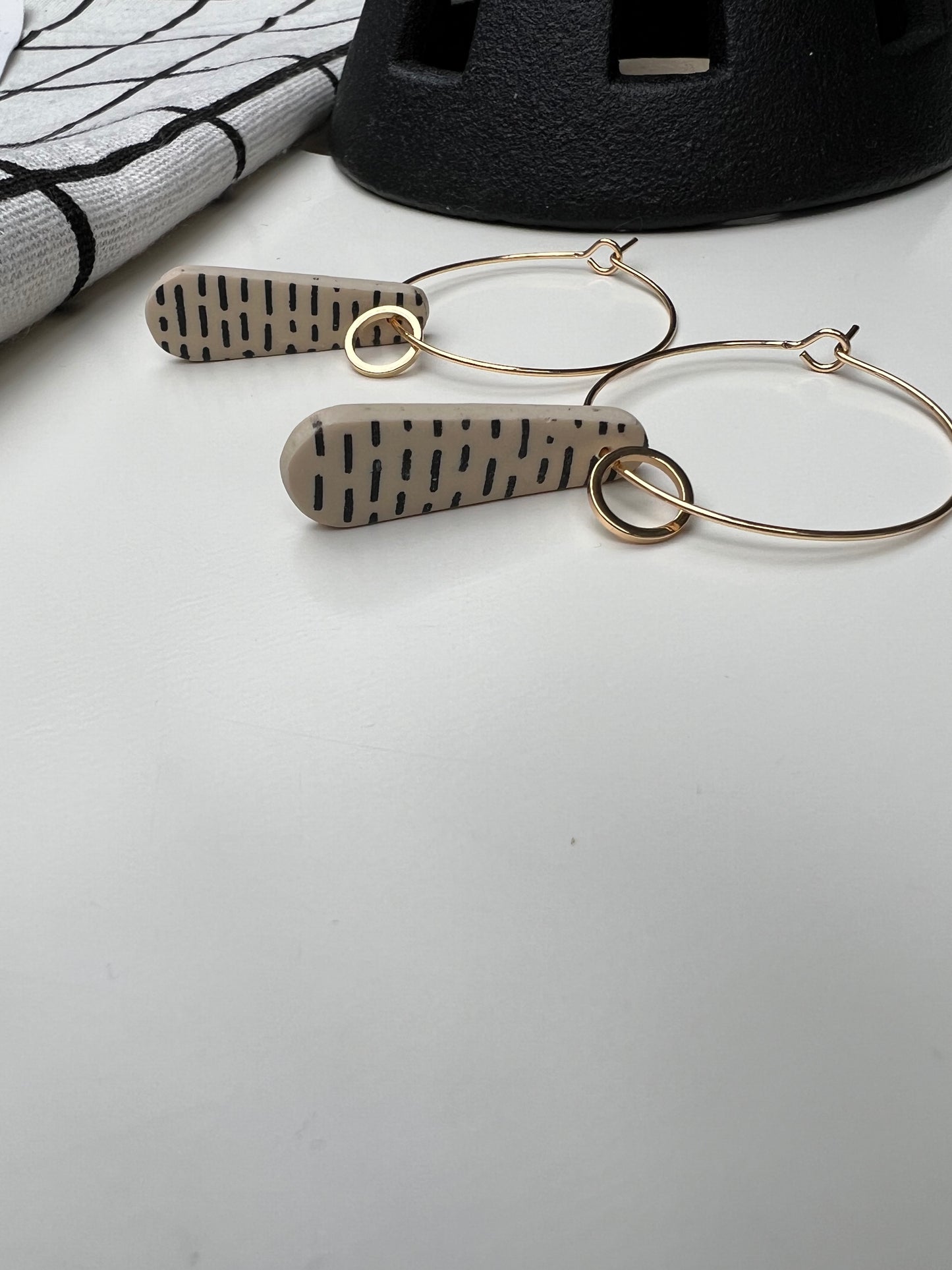 Black Line Hoops