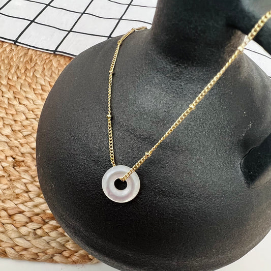 Pearl Donut Necklace